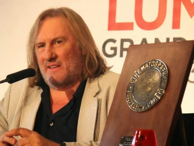 Gérard Depardieu superstar dans le Beaujolais