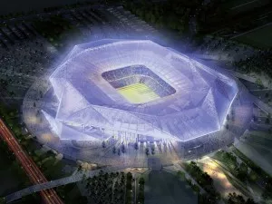 Jean-Michel Aulas prévoit une ouverture du Grand Stade de l’OL pour mai 2013