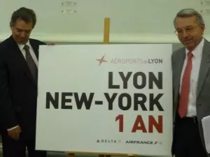 La ligne Lyon-New York fête son premier anniversaire