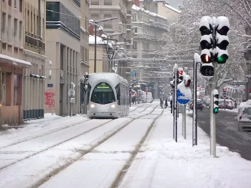 La neige fait son retour à Lyon