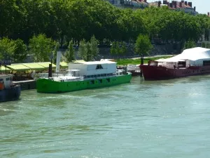 Y’aurait-il du mazout dans la Saône ?