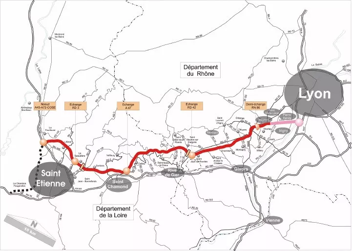 La construction de l’A45 se fait vivement attendre par les entreprises