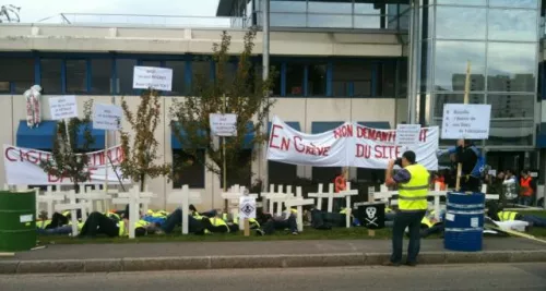 Avant la Toussaint, marche funèbre des BASF à Lyon