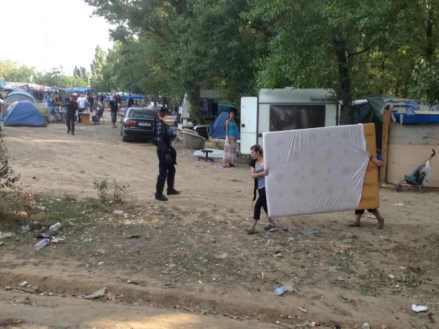 Un camp de roms s’installe illégalement dans le 7e arrondissement de Lyon