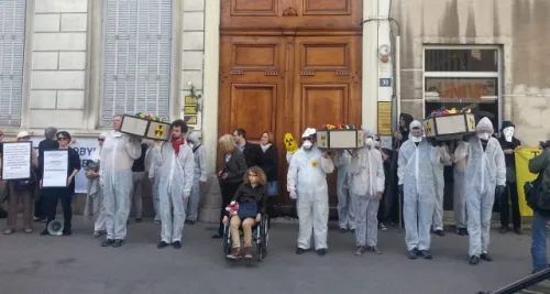 Lyon : 50 manifestants pour les 28 ans de Tchernobyl