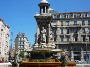 Lyon : la fontaine des Jacobins de nouveau visible