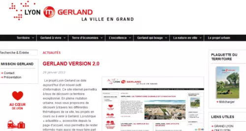 Le quartier de Gerland a désormais son site internet