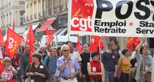 A Lyon, EDF/GDF et la Poste rejoignent le mouvement de grève de la SNCF