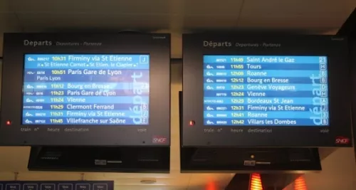 Incident à Mâcon : des trains au départ de Lyon accusent du retard