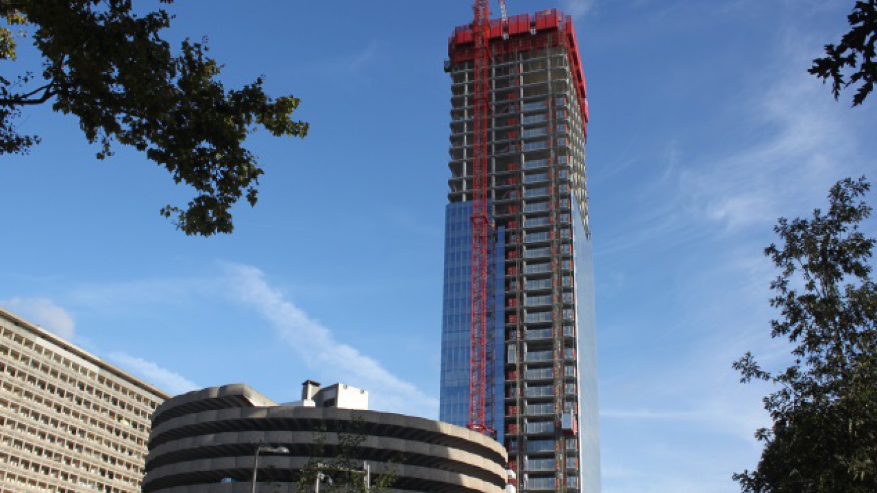 Tour Incity à Lyon : encore deux étages et c’est fini