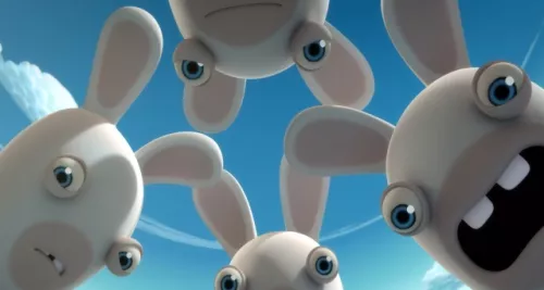 La voix lyonnaise des Lapins Crétins récidive au Futuroscope