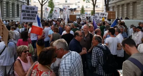 Lyon : 500 personnes au rassemblement contre les violences antisémites