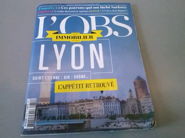 Immobilier : Lyon et "l’appétit retrouvé" à la une de l’Obs