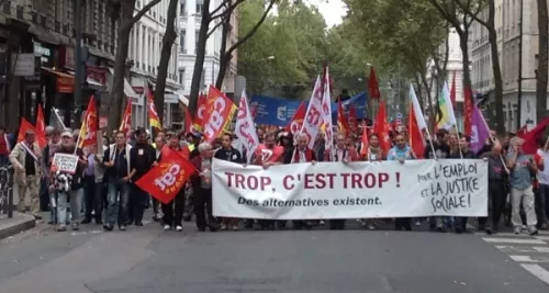 Lyon : 400 retraités dans la rue pour une meilleure retraite