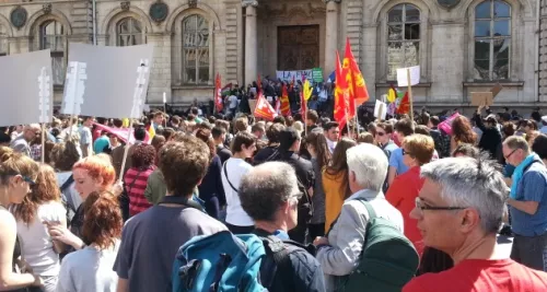 Lyon : la manif anti-FN réunit 600 personnes