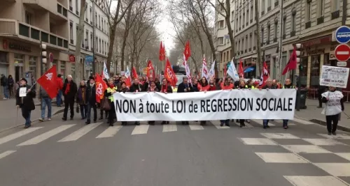 Lyon : 2300 personnes dans la rue contre le projet de loi sur l'emploi