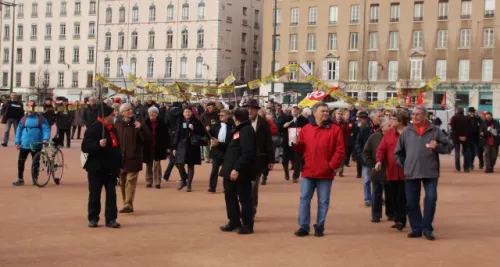 Lyon : 180 retraités ont manifesté ce mardi