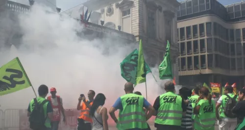 SNCF : la grève reconduite, 150 cheminots manifestent à Lyon