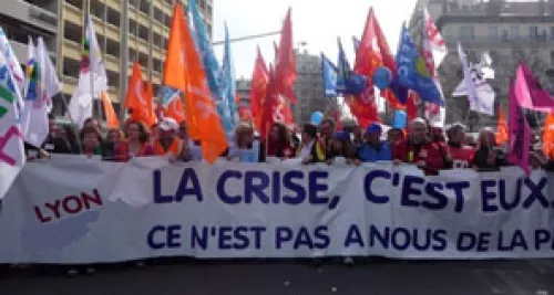 Une manifestation mercredi contre les mesures d'austérité