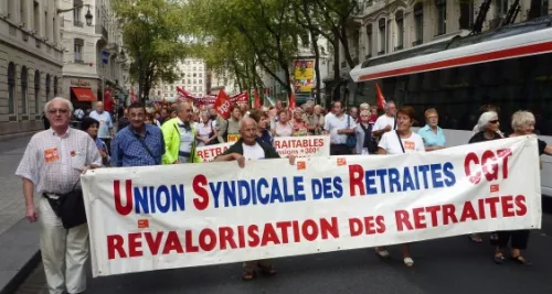 Manifestation des retraités mardi devant le Medef