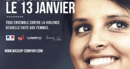 Najat Vallaud-Belkacem dans un clip pour lutter contre la violence faite aux femmes