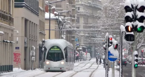 Le Rhône placé en alerte orange à la neige