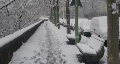 Météo : la neige a fait son retour sur Lyon