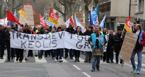 Les entreprises de transport ont manifesté deux fois ce vendredi