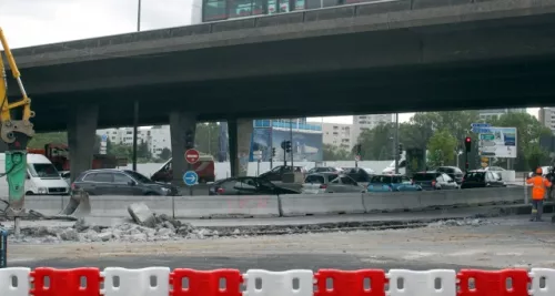 Travaux de prolongement du T1 : la circulation réduite sur le pont Pasteur à partir de lundi