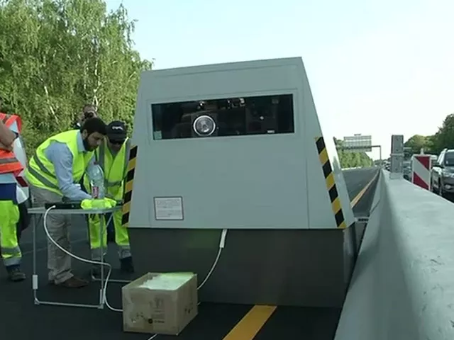 Un radar chantier installé sur l’A6 dans le Rhône