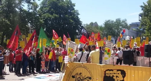 500 manifestants contre la venue du Premier ministre turc à Lyon