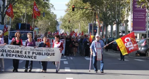 A Lyon, les retraités se mobilisent pour leurs pensions