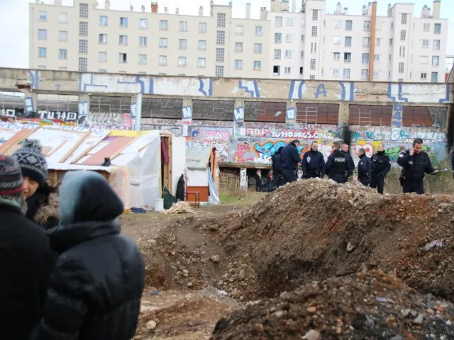 Lyon : le camp de Roms du 7e arrondissement démantelé