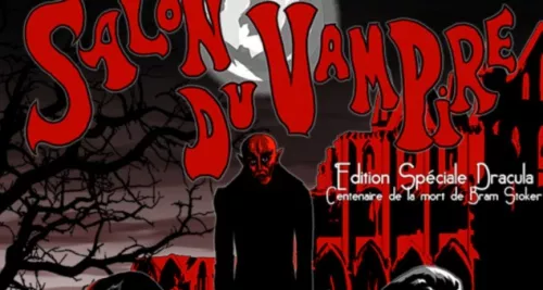 Capes noires et canines de sortie pour le salon du Vampire