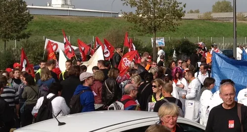 Nouvelle manifestation des salariés de Sanofi à Lyon