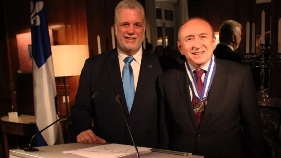 Gérard Collomb reçoit la plus haute distinction du Québec