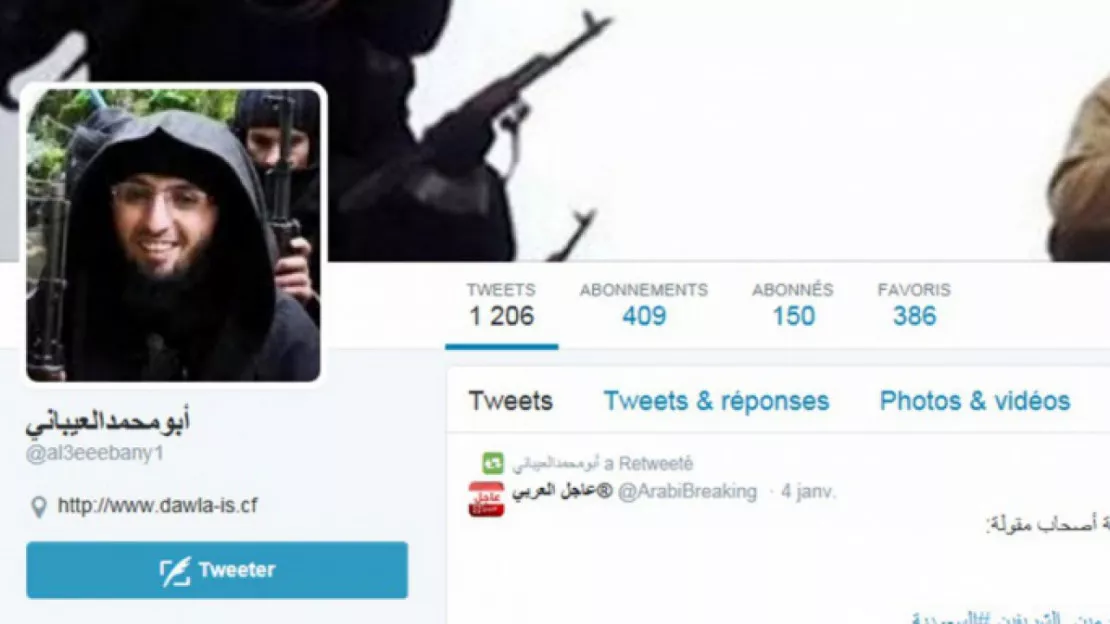 Twitter a suspendu, depuis mi-2015, plus de 125 000 comptes qui ont "publié des menaces ou fait la promotion d’actes terroristes"