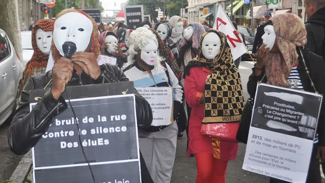 Les travailleuses du sexe manifestent ce mercredi à Lyon