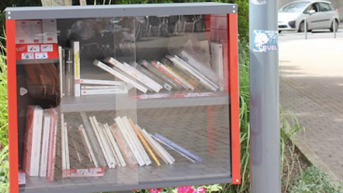 Décitre a installé des "boites à lire" à Vénissieux