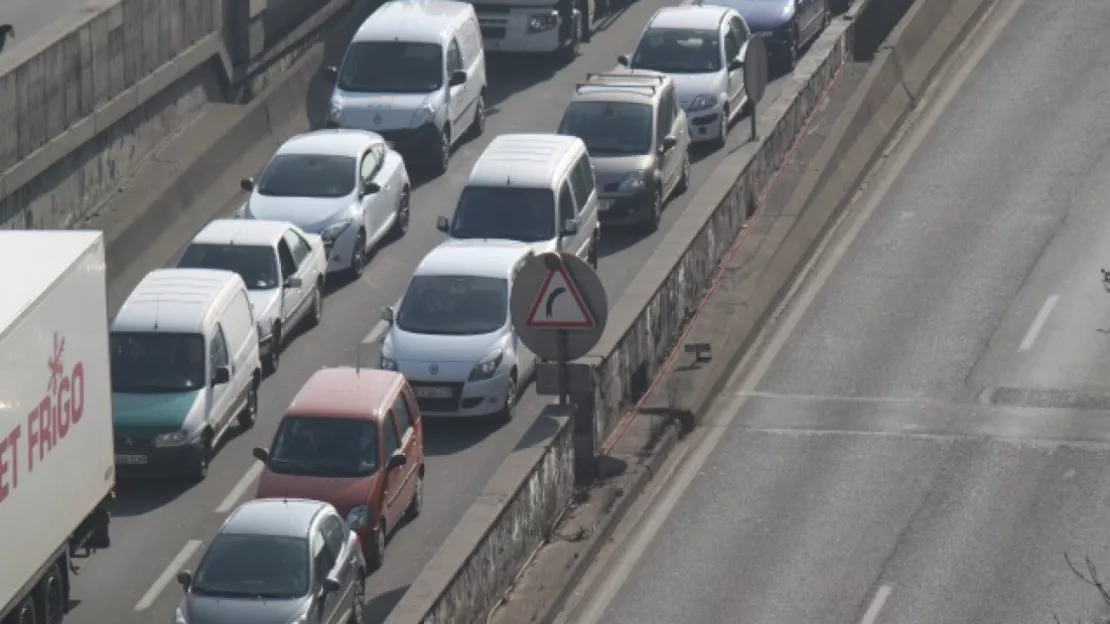 Trafic fluide dans l’agglomération lyonnaise pour le réveillon de Noël