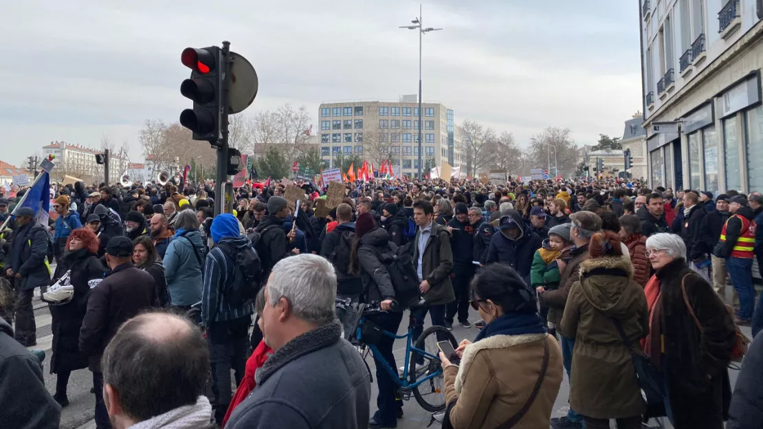 Entre 25 000 et 50 000 manifestants à Lyon contre la réforme des retraites