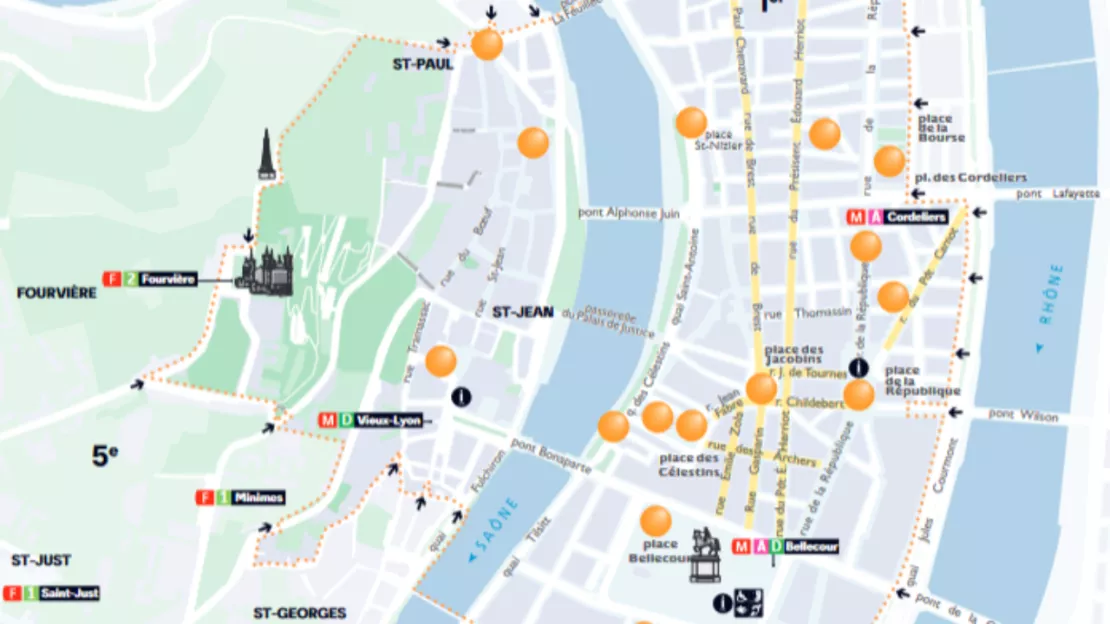 Fête des Lumières à Lyon : découvrez le périmètre de sécurité mis en place