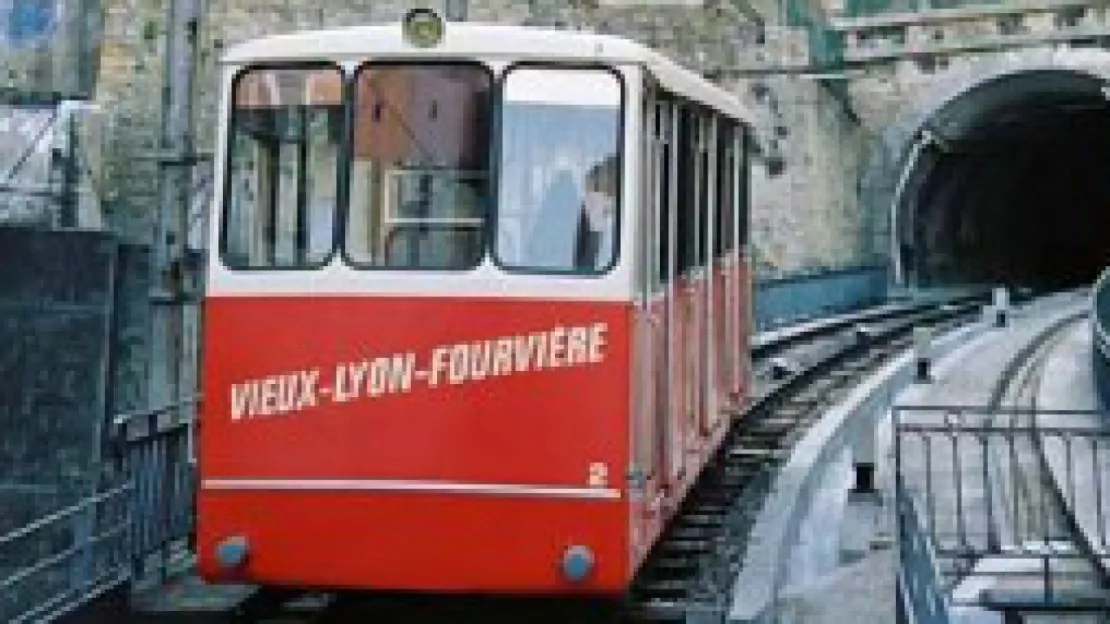 Lyon : le funiculaire de Fourvière à l’arrêt à partir de lundi pour des travaux d’entretien