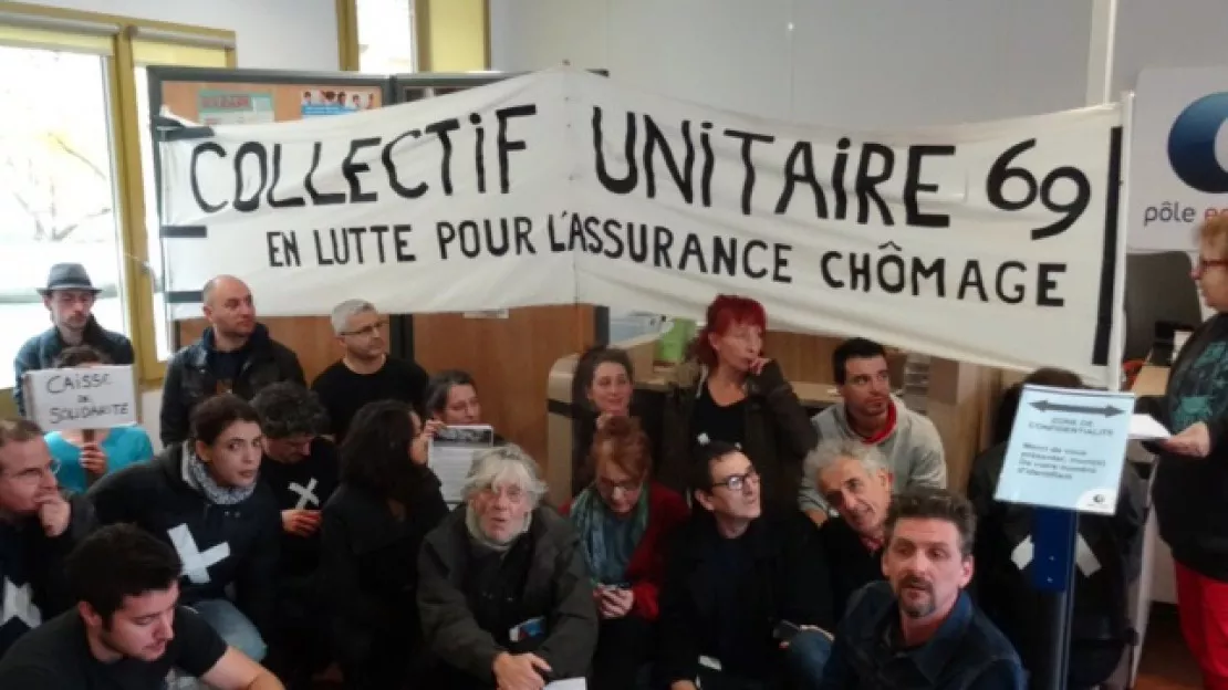 Lyon : le Pôle Emploi Confluence à nouveau envahi par le collectif unitaire 69