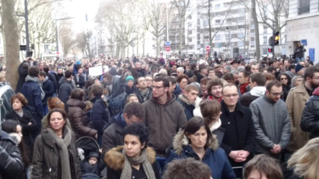 Marche républicaine : "Lyon n'a pas peur" selon le Parti de Gauche