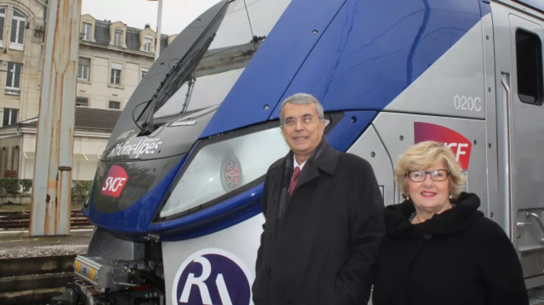 Le Régio2N Rhône-Alpes inauguré à la Gare de Perrache ce mercredi