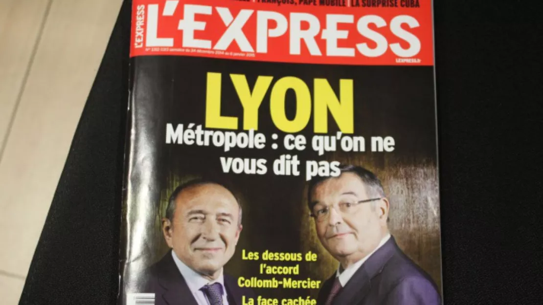 Les petits arrangements de Collomb et Mercier pour la Métropole de Lyon en Une de l'Express