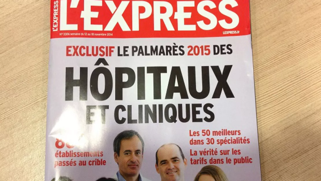 Des hôpitaux lyonnais dans le palmarès 2015 de l’Express