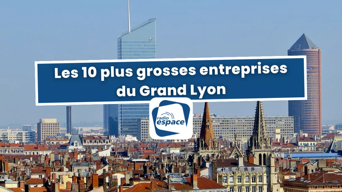 Les 10 plus grosses entreprises du Grand Lyon