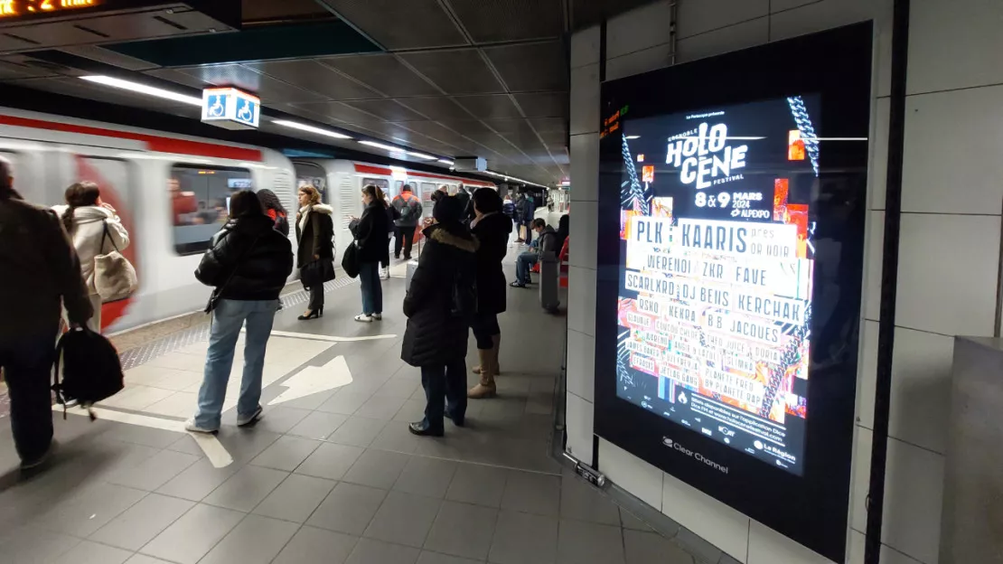Lyon : la fin de la pub numérique dans le métro actée